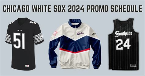 chicago white sox promotional schedule 2024